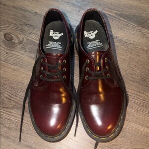 Dr. Martens Vegan 1461 Oxford Shoes - Cherry Red - Size US 6 (M)